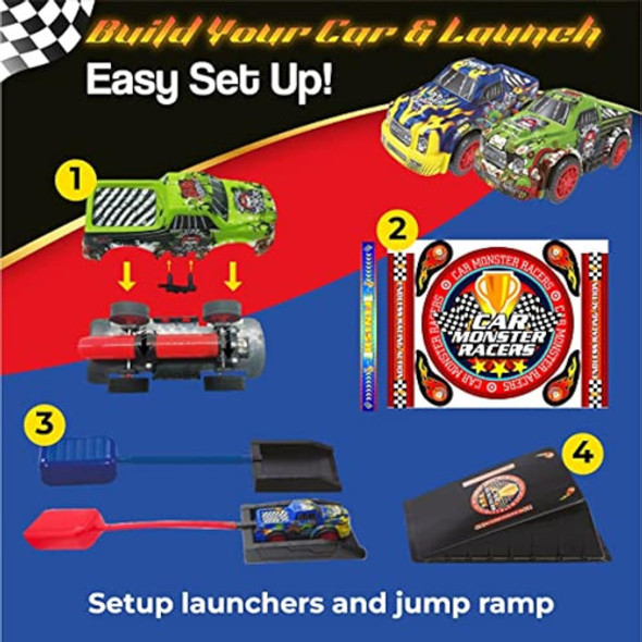Carreras De Autos De Duelo Iluminados Para Niños, 1