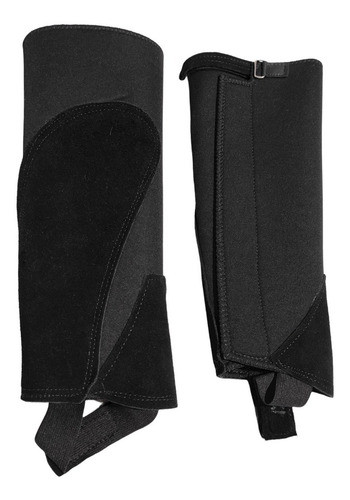 Polainas De Neoprene Y Cuero Para Niños Equitación 29x24cm 0