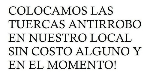 Bulon Seguridad Antirrobo Citroen Xantia B02/d Farad 1