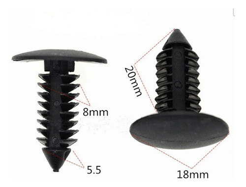 Clip Grampa Retenedor Sujetador Fender Plasticos Molduras 1