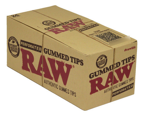Piteira Raw Gummed Perforated Com 24 Livretos 1
