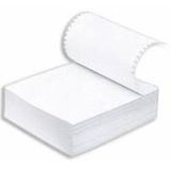 Papel Fanfold 25 X 12 Troquelado Al 1/2  - Paq. X 1000 Hojas 0