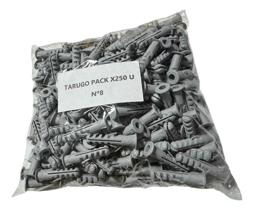 Tarugo Nylon N°8 C/tope X250 Unidades 1