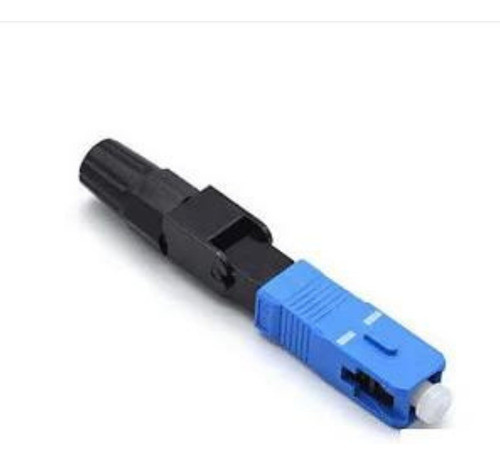 100 Pçs Conector Fast Rápido Ftth Sc Upc Azul Reutilizável 1
