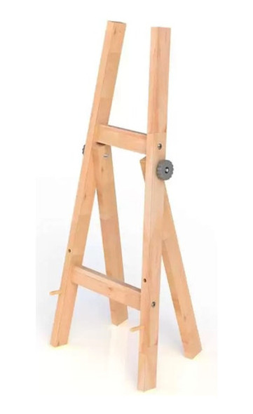 Cavalete Pintura Mesa Madeira Pinus - Natural 70cm 0 Cavalete Pintura Mesa Madeira Pinus - Natural 70cm 0