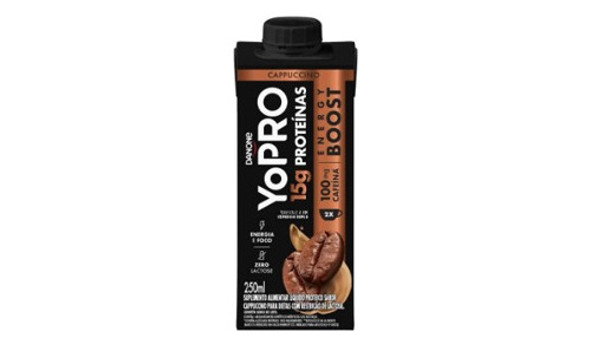 Kit C/12 Bebida Láctea Yopro 15g Proteínas Cappuccino 250ml 1 Kit C/12 Bebida Láctea Yopro 15g Proteínas Cappuccino 250ml 1