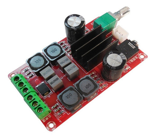 Placa Amplificador 2.0 50+50 100w Rms Caixa Ativa Classe D 1