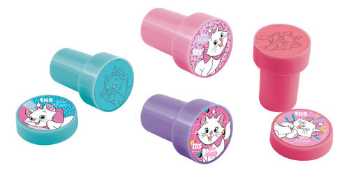 Jogo De Carimbos Ilustrado Marie Autotintado 4und 1