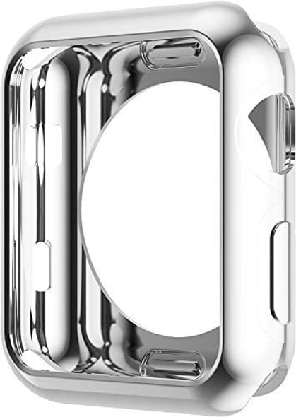 Protector Marco Para Apple Watch Series 6 5 4 40 Mm Plateado 0