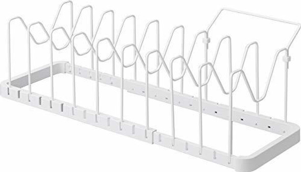Yamazaki Home 3840 Tapa Ajustable Y Organizador De Cacerolas 0
