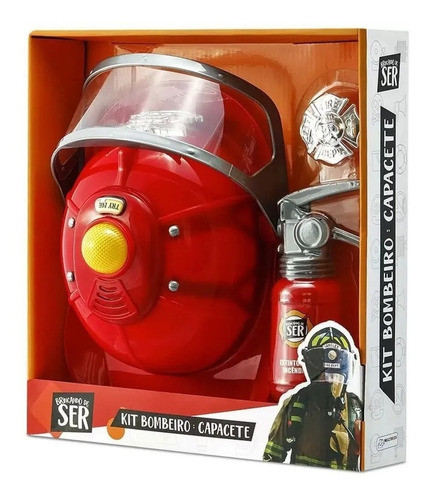Set De Bombero Capacete - Casco Con Luz Y Sonido - Isakito 0