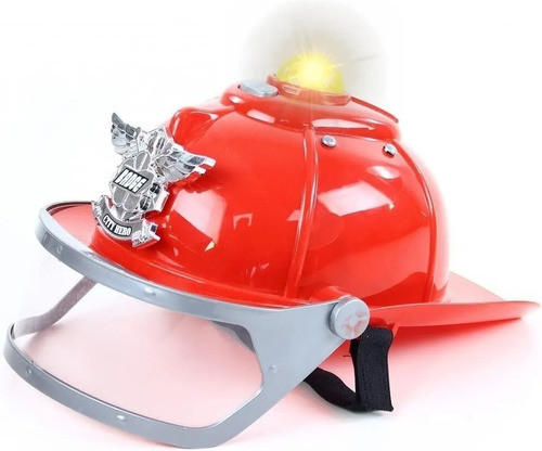 Set De Bombero Capacete - Casco Con Luz Y Sonido - Isakito 1