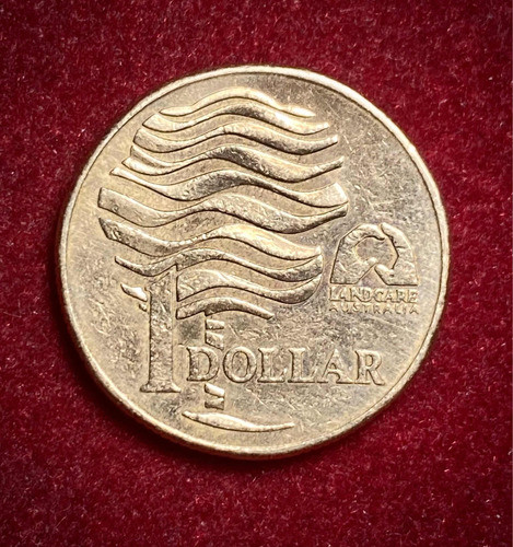 Moneda 1 Dólar Australia 1993 Km 208 Elizabeth 2 Landcare 0