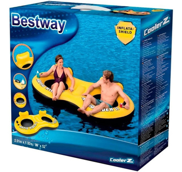 Isla Colchoneta Inflable 43113 Bestway 259 X 135 Cm 1