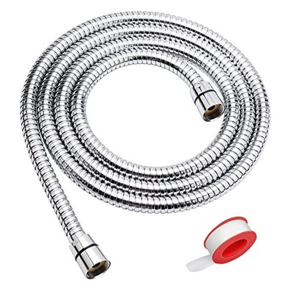 Manguera Flexible Ducha 2 Metros Cromo Duradera 0