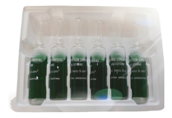 6 Ampollas Anticaida Capilar  Apto Dermapen Electroporacion 0