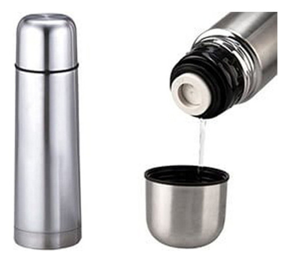 Set Matero Eco Cuero Frase Flores Pajaros Termo De 1 Litro 1