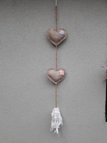 Tira Decorativa De Corazones- Artesanal 1