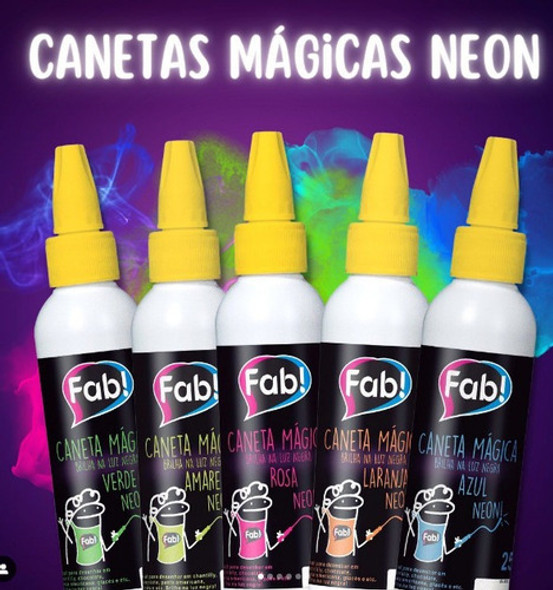 Caneta Bolo Caneta Mágica Alimentícia Comestível Rosa Neon 1