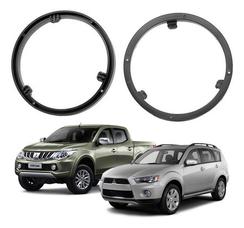 Aros Adaptadores 6,5 Pulgadas Mitsubishi L200 Outlander 0