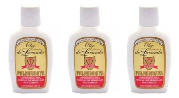 Kit C/03 Palmindaya Óleo Lavanda Condicionador 120ml 0 Kit C/03 Palmindaya Óleo Lavanda Condicionador 120ml 0