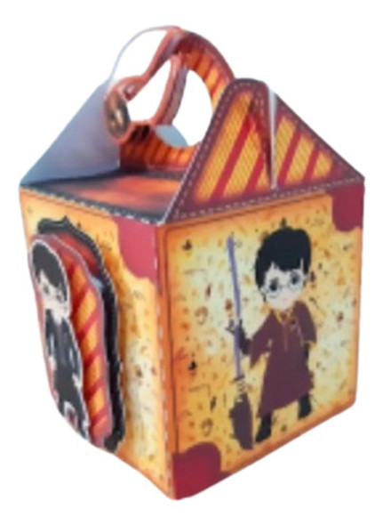 10 Cajitas Lonchera En 3 D De Harry Potter 0