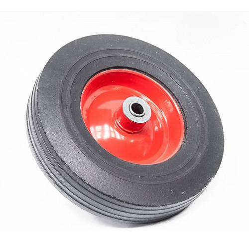 Rueda Maciza Para Carro 25cmx7cm Eje16mm - Ynter 0