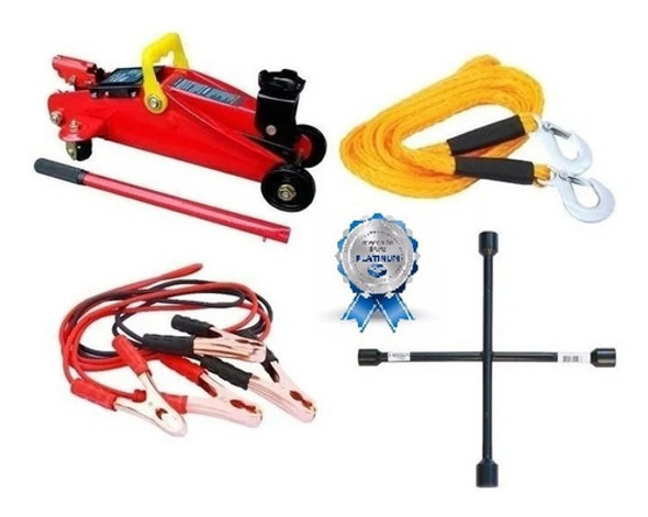 Kit Rescate 5 En 1- Crique Llave Cable Puente Slinga Plana 0 Kit Rescate 5 En 1- Crique Llave Cable Puente Slinga Plana 0