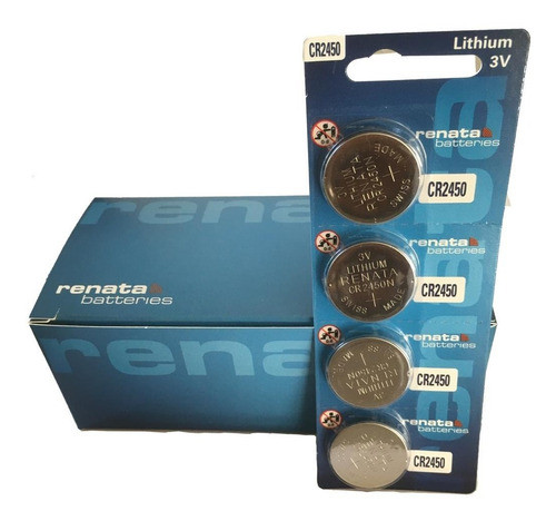 Pilas Boton Cr2450 Renata X Caja  De 40  ...amsterdamarg... 0