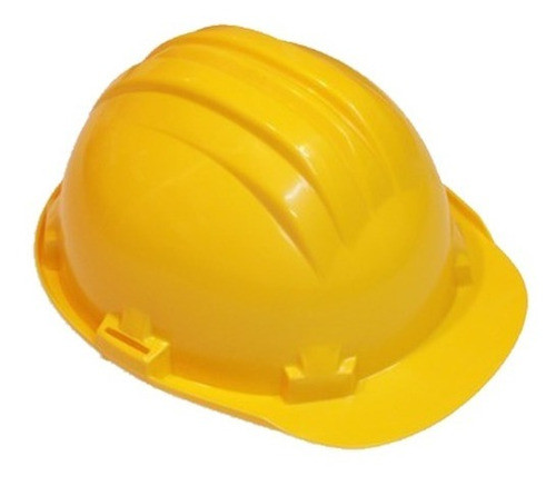 Casco De Seguridad De Obra Amarillo Certificados - Aym 0