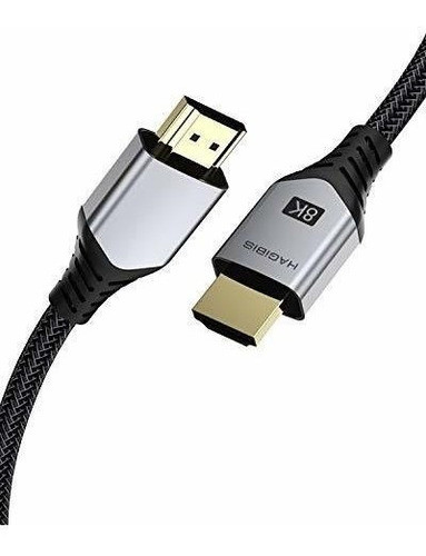 Cable Hdmi 2.1 8k Trenzado 1.5mt Hdr10 Hdcp 2.3 Hagibis 0