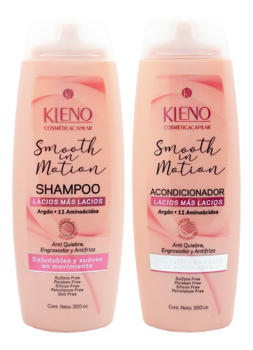 Kleno Smooth In Motion Shampoo + Enjuague Lacios Argan Local 0