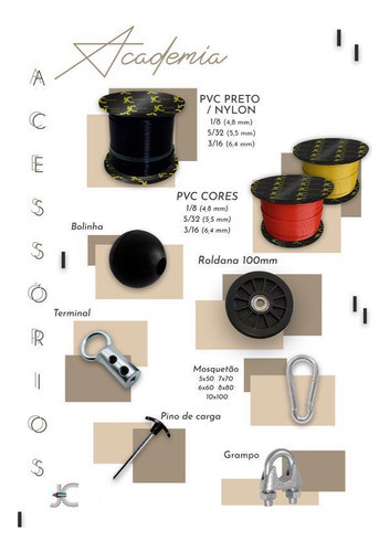 Sapatilha Para Cabo De Aço 3/16 - 10 Unidades 1