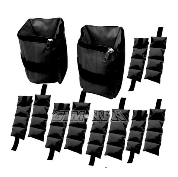 10 Tobilleras 1k Cierre Regulable Abrojo Peso Gluteos P 0