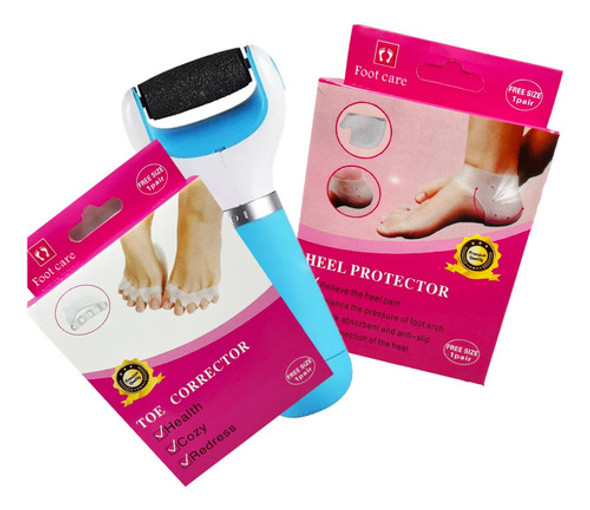 Talonera + Separador 5 Dedos + Torno Pedicura Callos Pies 0