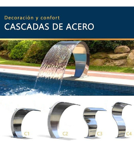 Cascada Vulcano Vereda 46.5 Atox34.5ac Para Piscina 1
