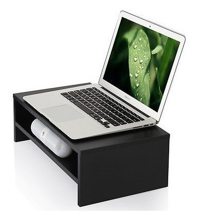 2 Nivel Computadora Monitor Riser Escritorio Mesa Led Soport 0
