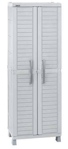 Armario Multiuso 2 Puertas 6 Espacios Gris Rimax 1