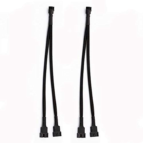 2pcs Pwm Cable Divisor De Ventilador 1 A 2 Convertidor, Fbhd 0