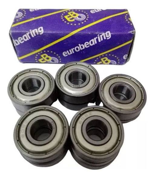 Rulemanes 608 Zz Kit X 8 Unidades Eurobearing 0