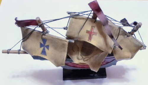 Antiguo Barco Fragata La Niña, De Madera 1