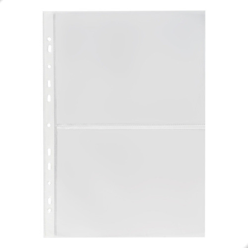 Folha Para Cédulas 32x24 Polipropileno 2 Espaços 0