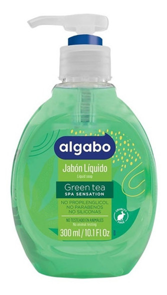 Caja X36 Jabón Líquido Green Tea 300ml Algabo 0 Caja X36 Jabón Líquido Green Tea 300ml Algabo 0