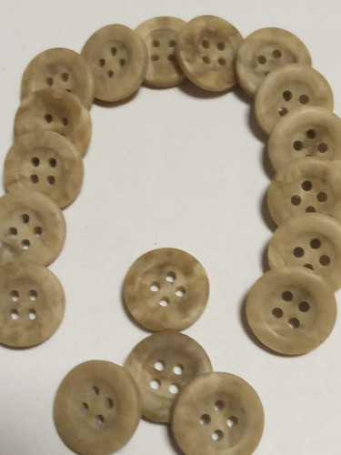 Antigua Casa De Botones Botones Arena T 14mm 1