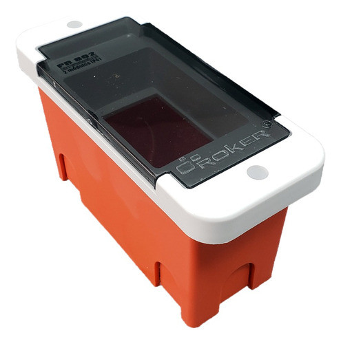 Caja Para Termica 2 Modulos Embutir Pr802 Linea Recta Roker 0
