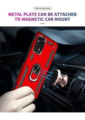 Funda + Protector De Pantalla Redmi Note 11 Pro 4g/5g Rojo 1