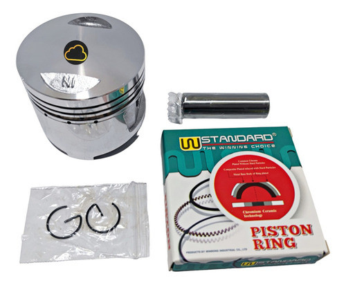 Kit Piston 52.4 Smash +0,75 Cabeza Plana Wstandard 0