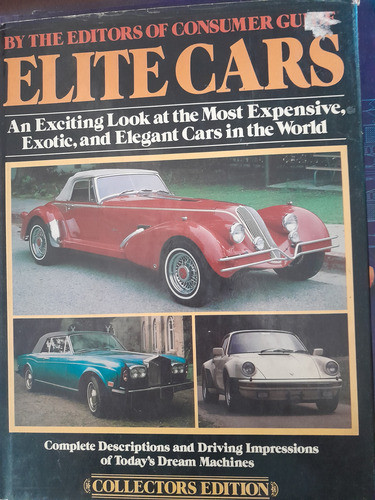 Elite Cars Consumer Guide Tapa Dura Inglés Año 1979 Libro 0