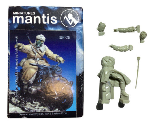 Soldado Aleman 1/35 Motociclista Mantis Miniatures 35029 0