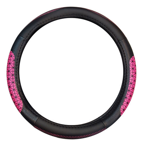 Funda Cubre Volante Zig Zag Rosa Fucsia Universal 38 Cm 0